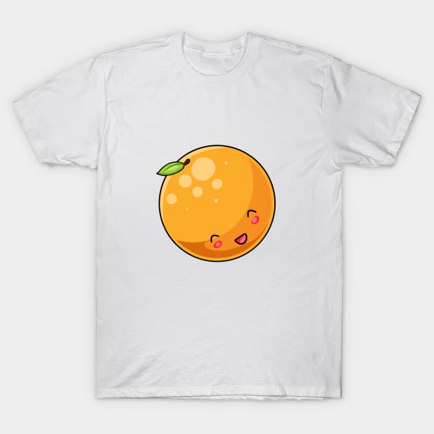 Kawaii orange fruit T-Shirt by Japanese Designs